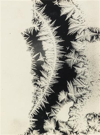 WILSON A. SNOWFLAKE BENTLEY (1865-1931) Group of 3 ice crystal studies.